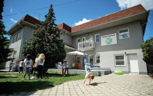 Clever School building in Novi Sad
